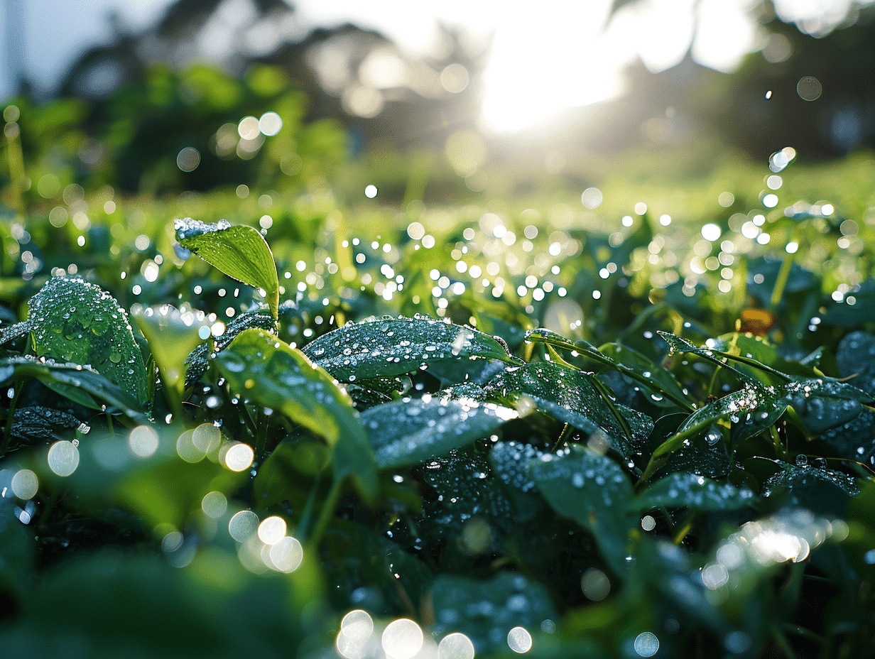 Récupération de l’eau de pluie pour l’arrosage du gazon